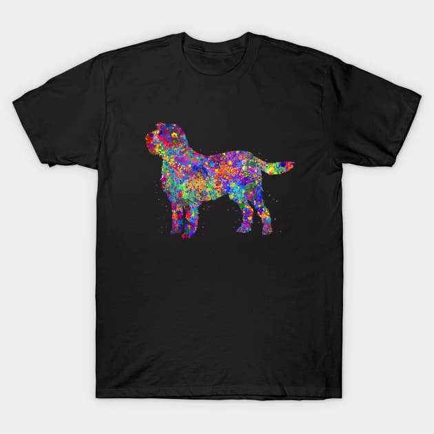 Italian Spinone dog T-Shirt by Yahya Art